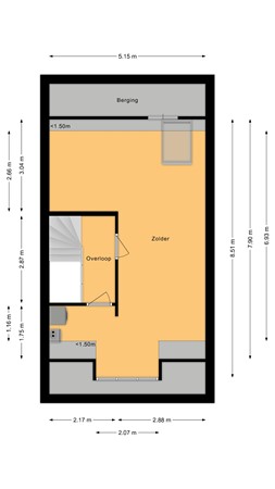 Floorplan - Penningkruid 91, 2412 AM Bodegraven